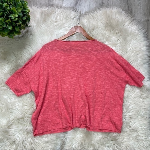 Eileen Fisher Organic Linen Lagenlook Boxy Top - Picture 7 of 7